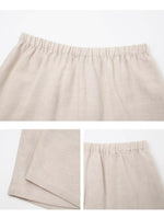 Load image into Gallery viewer, Tencel Mini Vest Dress // Shorts Set in Beige