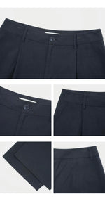 Load image into Gallery viewer, Tencel Vest // Trousers Set in Navy