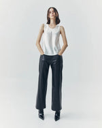 Load image into Gallery viewer, Juliette Silk Tank in White