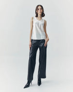 Load image into Gallery viewer, Juliette Silk Tank in White