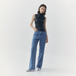 Load image into Gallery viewer, Juno Faux Leather Tank in Black