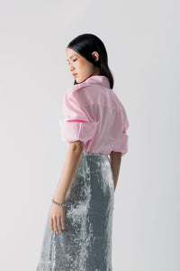 Karla Fitted Shirt in Pink
