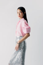 Load image into Gallery viewer, Karla Fitted Shirt in Pink
