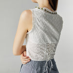 Load image into Gallery viewer, Lena Ribbon Top in White