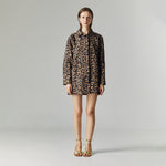 Load image into Gallery viewer, Livia Leopard Outerwear in Brown