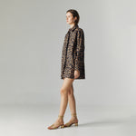 Load image into Gallery viewer, Livia Leopard Outerwear in Brown