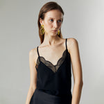 Load image into Gallery viewer, Luna Lace Camisole in Black