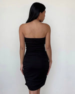 Load image into Gallery viewer, Lucy Bodyfit Dress in Black
