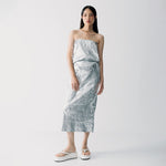 Load image into Gallery viewer, 2-Way Mesh Dress Skirt in Silver