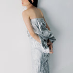 Load image into Gallery viewer, 2-Way Mesh Dress Skirt in Silver