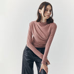 Load image into Gallery viewer, Mira Long Sleeve Top in Peach Pink