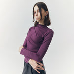 Load image into Gallery viewer, Mira Long Sleeve Top in Plum Purple