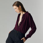 Load image into Gallery viewer, Nara Knit Top in Maroon