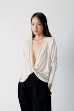 Load image into Gallery viewer, Neomi Drapery Shirt in Beige

