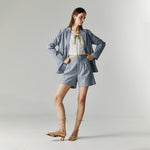 Load image into Gallery viewer, Noah Plaid Set in Grey