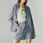 Load image into Gallery viewer, Noah Plaid Set in Grey