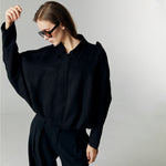 Load image into Gallery viewer, Qiana Suede Jacket in Black