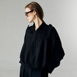 Load image into Gallery viewer, Qiana Suede Jacket in Black