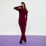 Load image into Gallery viewer, Serena Bodycon Maxi Dress in Maroon