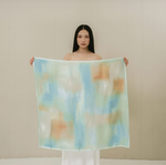Load image into Gallery viewer, Loom Mulberry Silk Scarf in Mint
