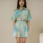 Load image into Gallery viewer, Loom Tencel Blend Shorts in Mint