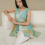 Load image into Gallery viewer, Loom Tencel Blend Vest in Mint