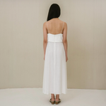 Load image into Gallery viewer, Linen Maxi Dress in White