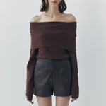 Load image into Gallery viewer, Wren Faux Leather Shorts in Brown