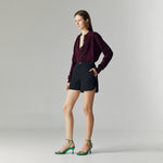 Load image into Gallery viewer, Xean Quilted Shorts in Black