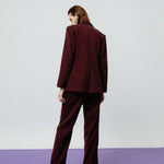 Load image into Gallery viewer, Zoe Blazer in Maroon