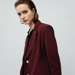 Load image into Gallery viewer, Zoe Blazer in Maroon