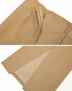 Load image into Gallery viewer, Nouvelle Tailored High Slit Maxi Skirt