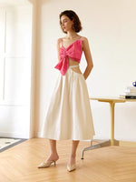 Load image into Gallery viewer, Luci Cutout A-line Midi Skirt