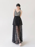 Load image into Gallery viewer, Rio Layered Lace Maxi Dress