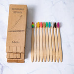 Load image into Gallery viewer, Eco-friendly Bamboo Toothbrushes - Set of 10