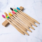 Load image into Gallery viewer, Eco-friendly Bamboo Toothbrushes - Set of 10