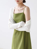 Load image into Gallery viewer, Tencel Light Knit Bolero Cardigan in White