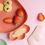 Load image into Gallery viewer, Strawberry Plate + Storage Compartment