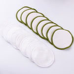 Load image into Gallery viewer, Reusable Makeup Remover Bamboo Cotton Pads- 16 pc set