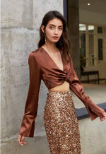 Load image into Gallery viewer, Valeria Sequin Skirt