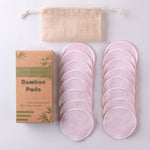 Load image into Gallery viewer, Reusable Makeup Remover Bamboo Cotton Pads- 16 pc set