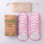 Load image into Gallery viewer, Reusable Makeup Remover Bamboo Cotton Pads- 16 pc set