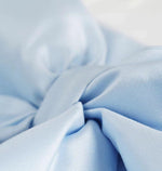 Load image into Gallery viewer, Yvei Oversized Triple Bow Bustier Top in Blue