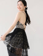 Load image into Gallery viewer, Rio Layered Lace Maxi Dress