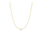 Load image into Gallery viewer, Gold Mini Diamante Pendant Necklace