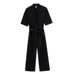 Load image into Gallery viewer, Camley Black Utility Maxi Jumpsuit in Black