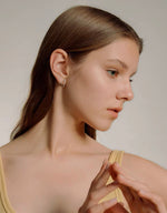 Load image into Gallery viewer, Gold Diamante Point Stud Earrings