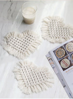 Load image into Gallery viewer, Handwoven Heart Coasters