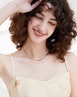 Load image into Gallery viewer, Silver Double Link + Fine Chain Necklace