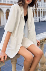 Load image into Gallery viewer, Aria Suit Shorts - Snowflake